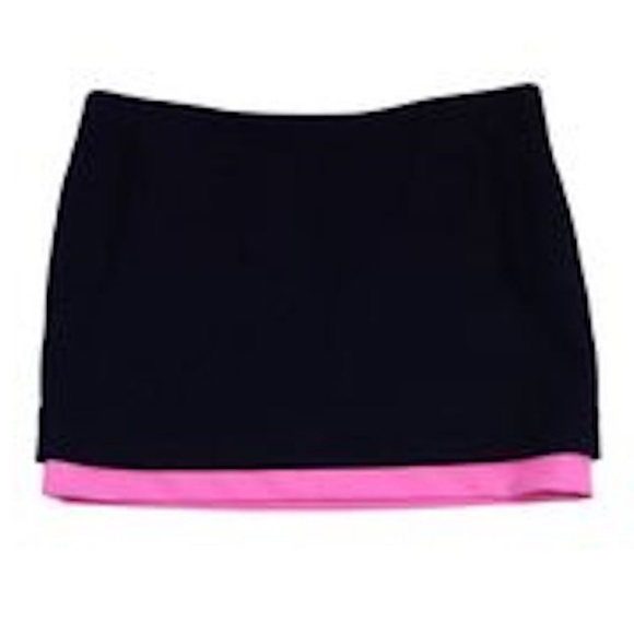 Diane von Furstenberg Elley Navy & Pink Miniskirt - Picture 4 of 4
